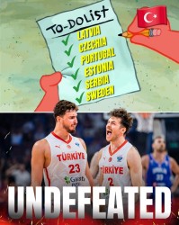 土耳其男篮重返欧锦赛八强，创本世纪第三次佳绩